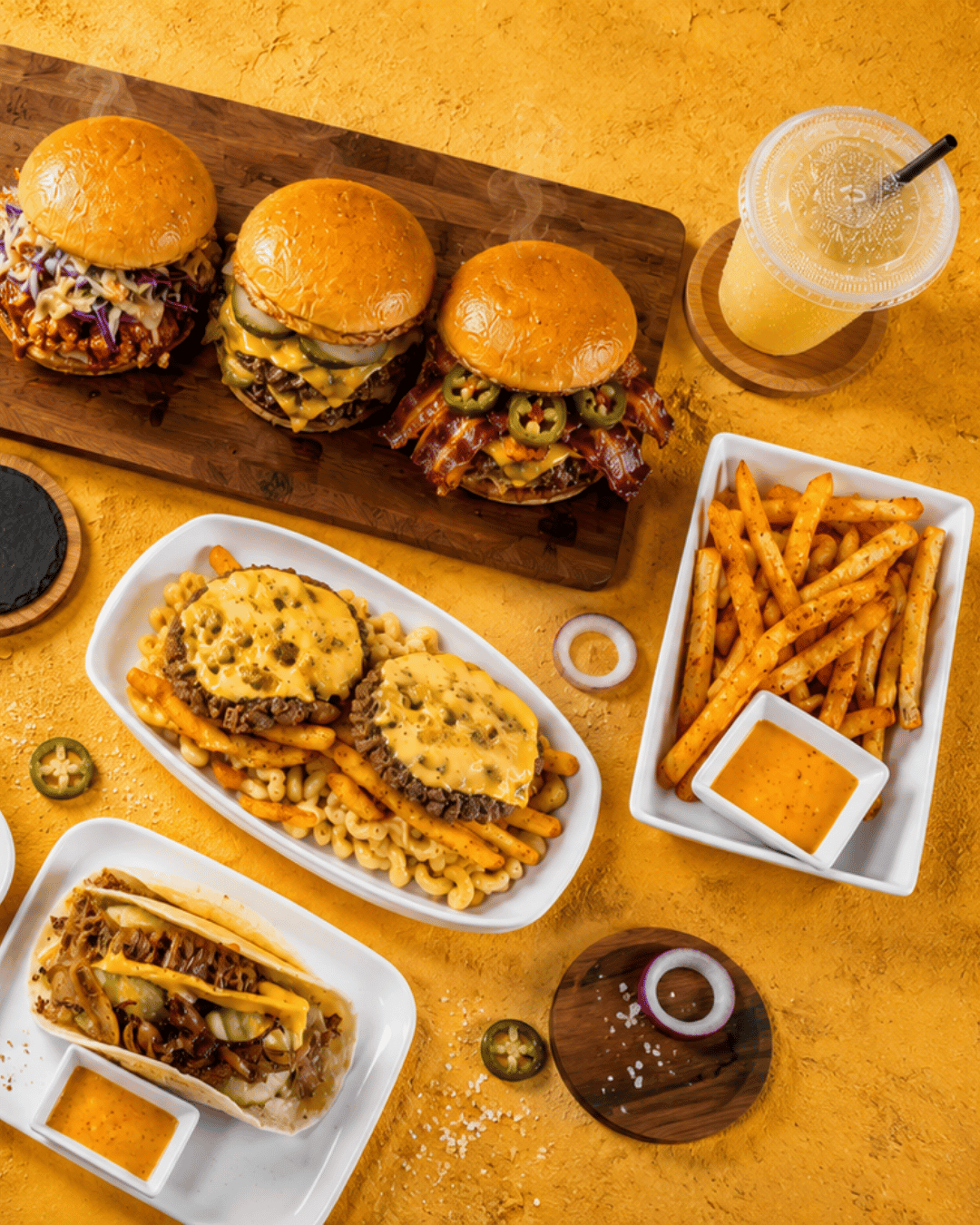 The OK Smashed Burger team